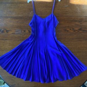 Vintage Contempo Casuals Royal Blue Party Dress